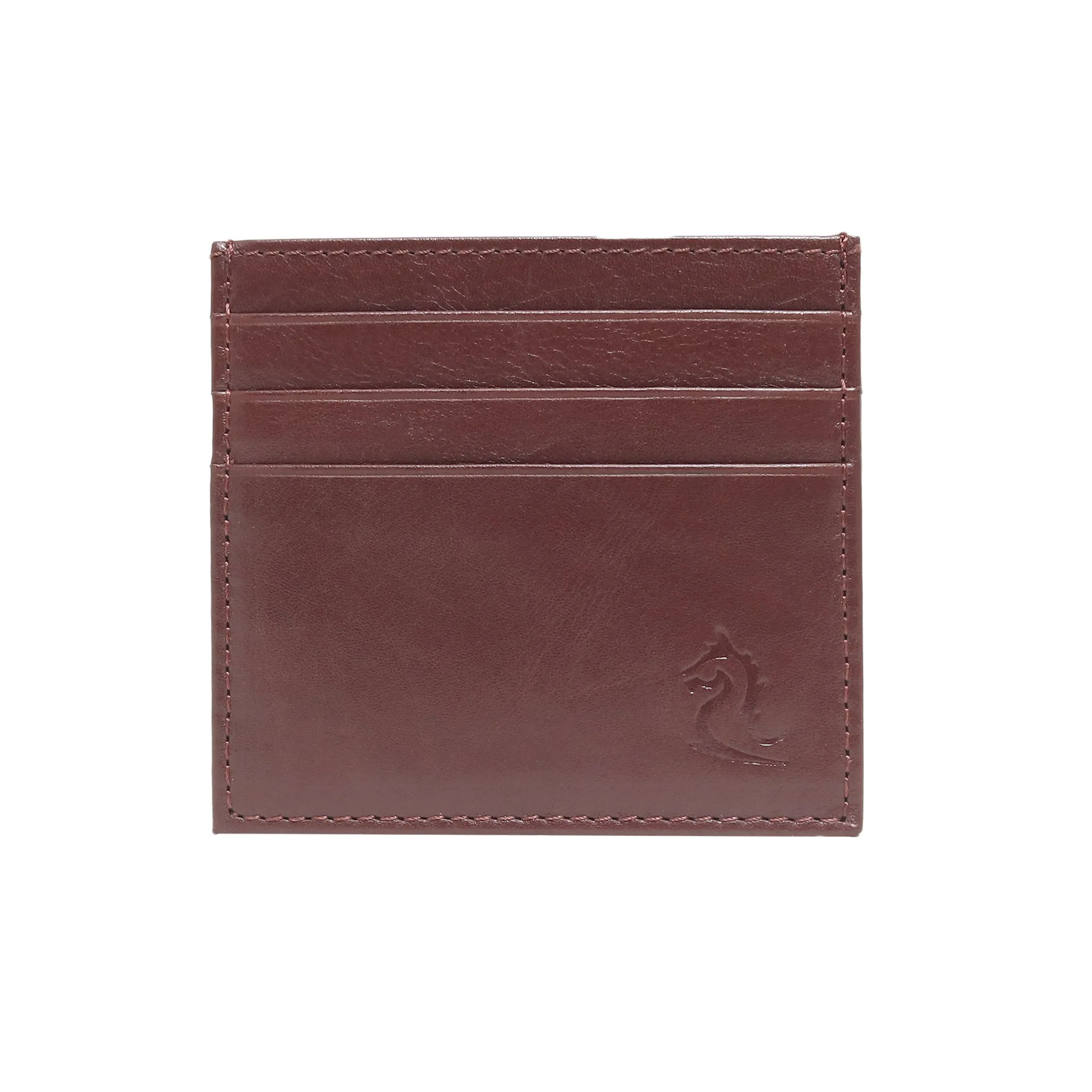 10079 Navy Leather Card Holder for Men and Women