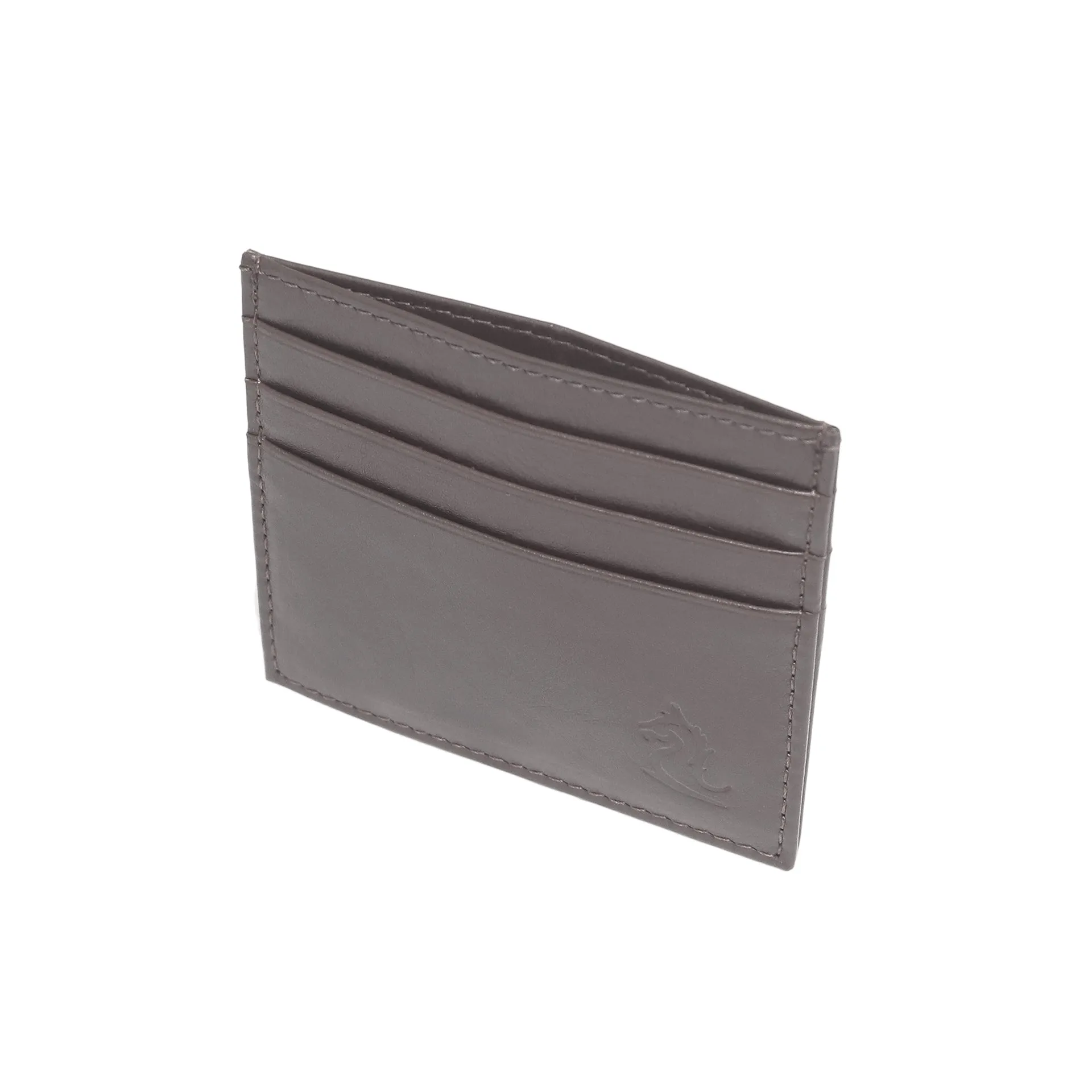 10079 Navy Leather Card Holder for Men and Women
