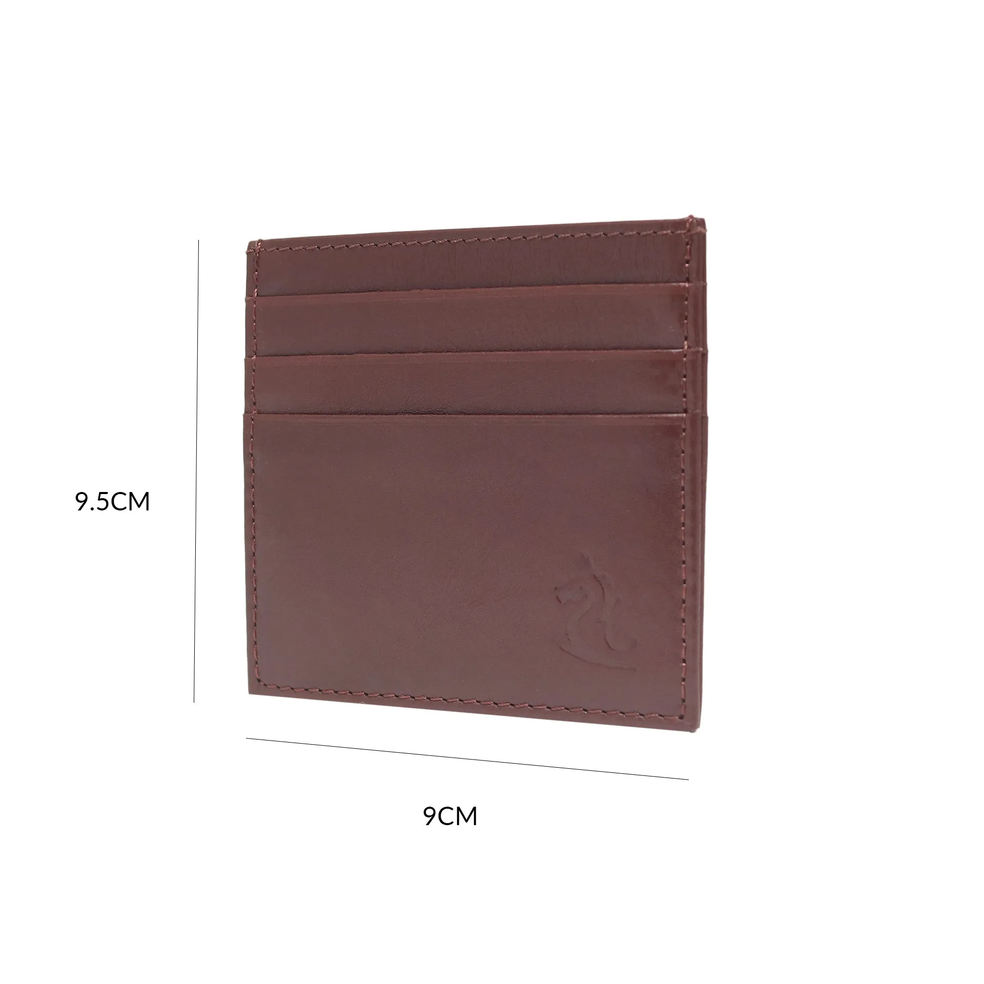 10079 Navy Leather Card Holder for Men and Women