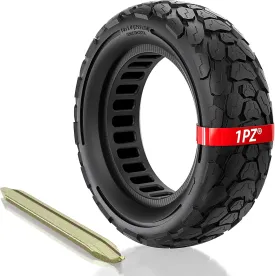 1PZ KBO-5DX 10x3 255x80 Solid tire 80/65-6 Replacement for Nanrobot D4  D5  D6  Varla Eagle 1 Zero 10x Apollo Pro Kugoo M4 Pro Electric Scooter Go karts