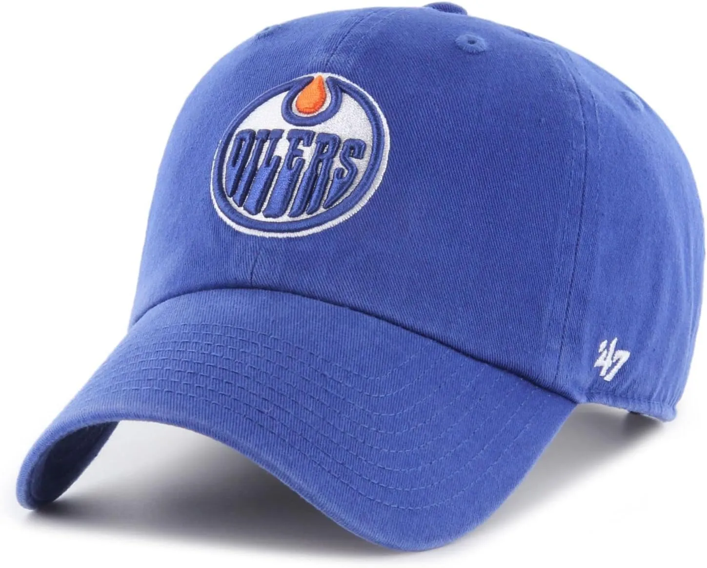 47 Brand Adjustable Cap - CLEAN UP Edmonton Oilers royal, Royal, One Size