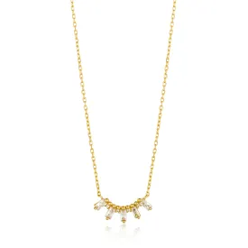 ANIA HAIE - Gold Glow Solid Bar Necklace