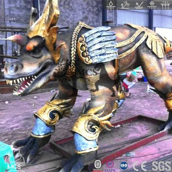 Armored Animatronic Dinosaur Dinosaur Warrior-OTD010