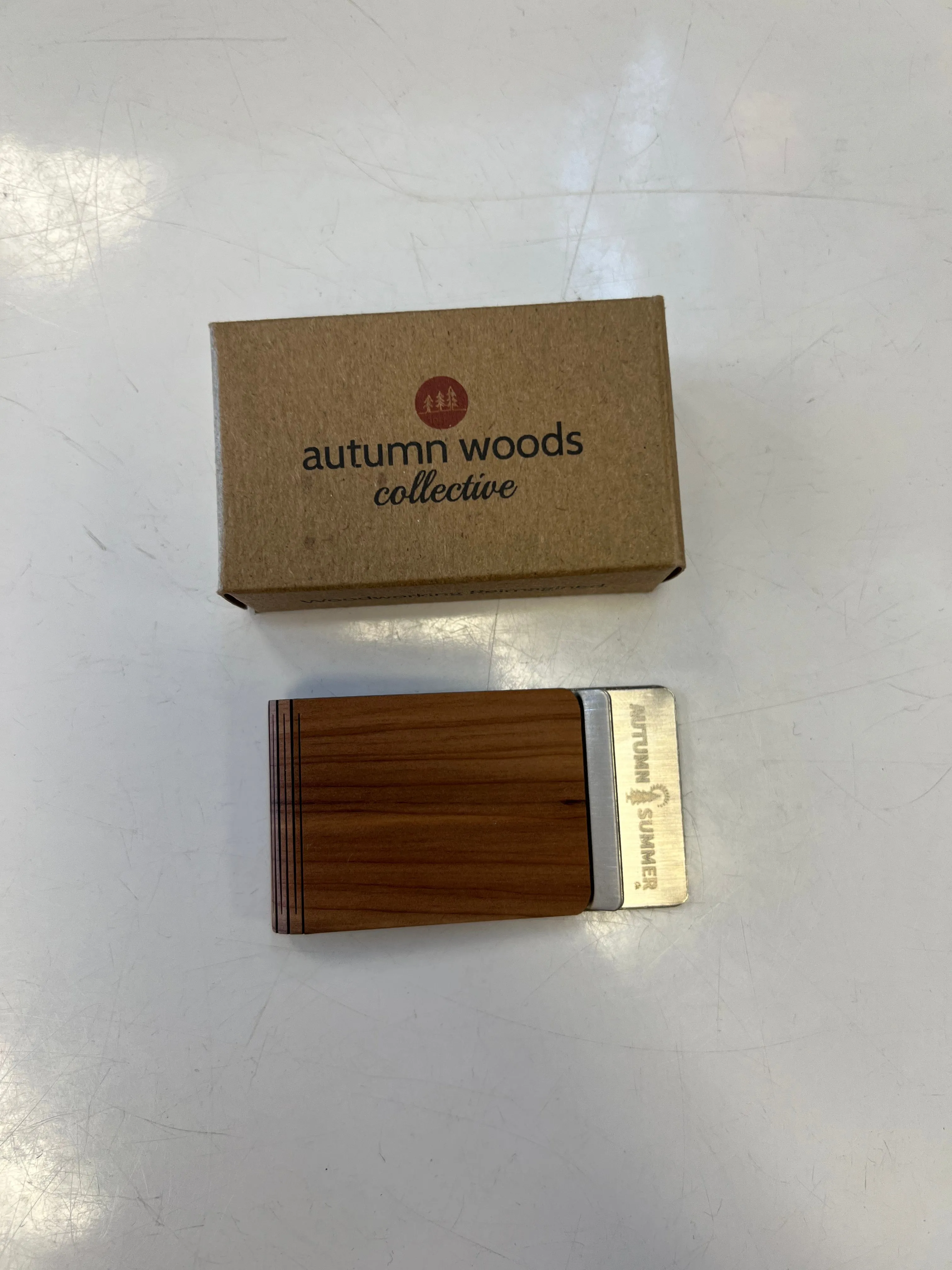 Autumn Woods Money Clip (Wood)