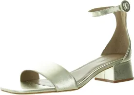 Bernardo? Jalena Heeled Sandals for Women ?C Leather and Man-Made Construction ?C Single Prong Buckle
