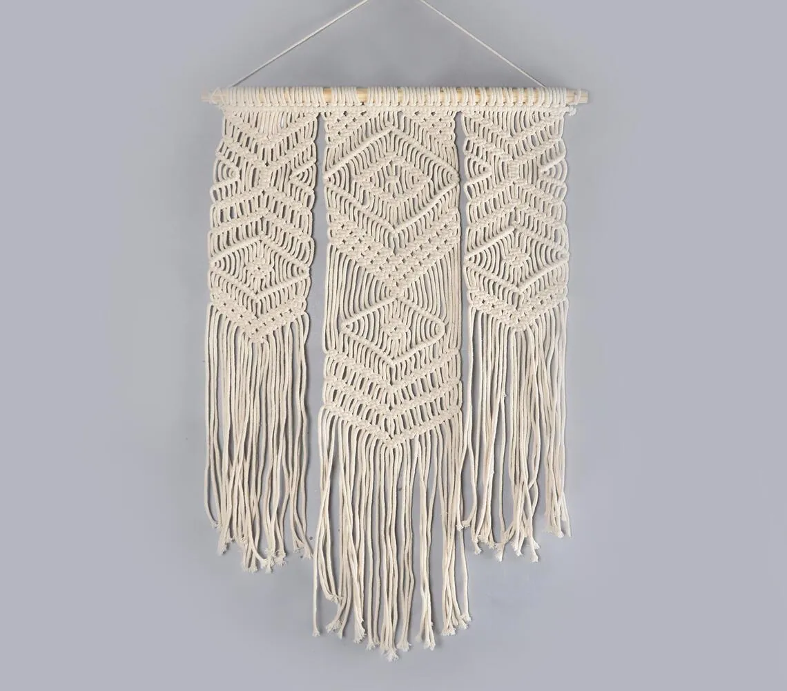 Boho Layered Macrame Wall Hanging