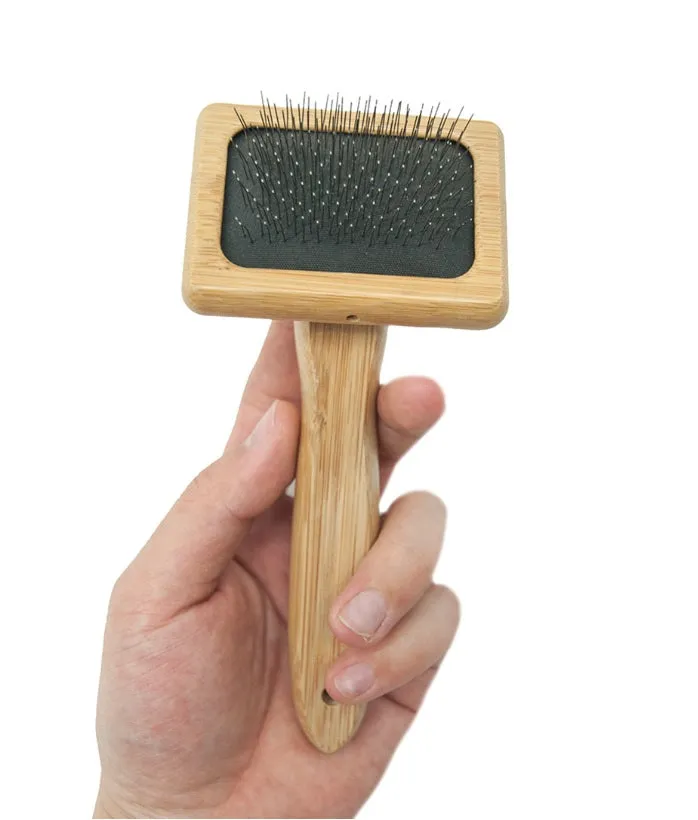 Brosse Macramé et tissage en Bambou et métal 3 tailles