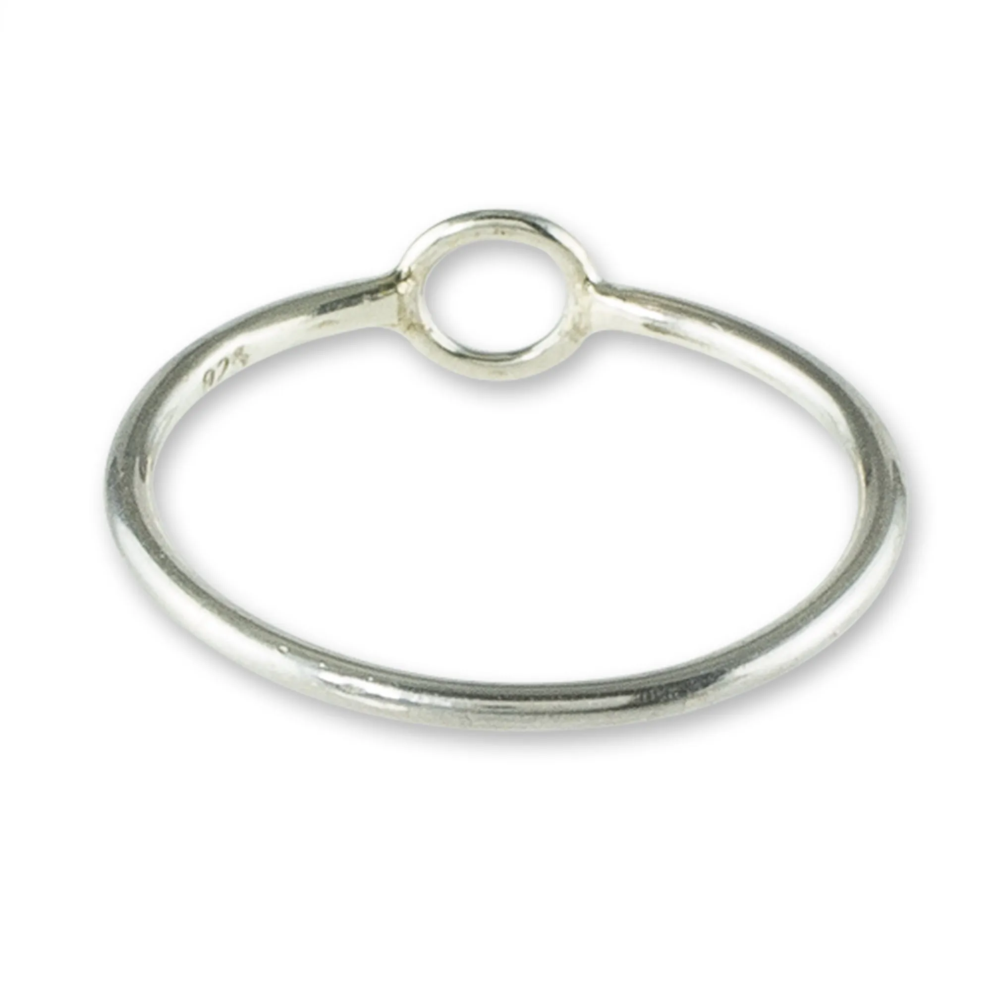 Circle Harmony Circle Design Sterling Silver Band Ring