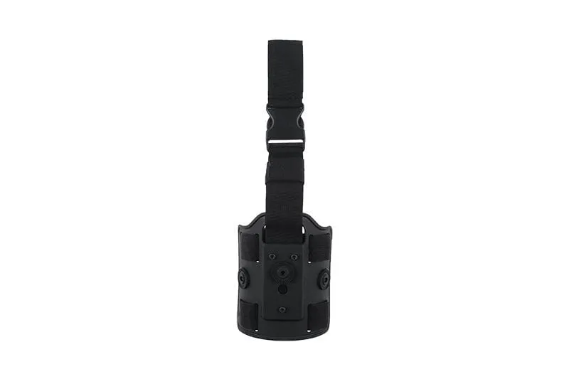 Compact drop leg panel - black