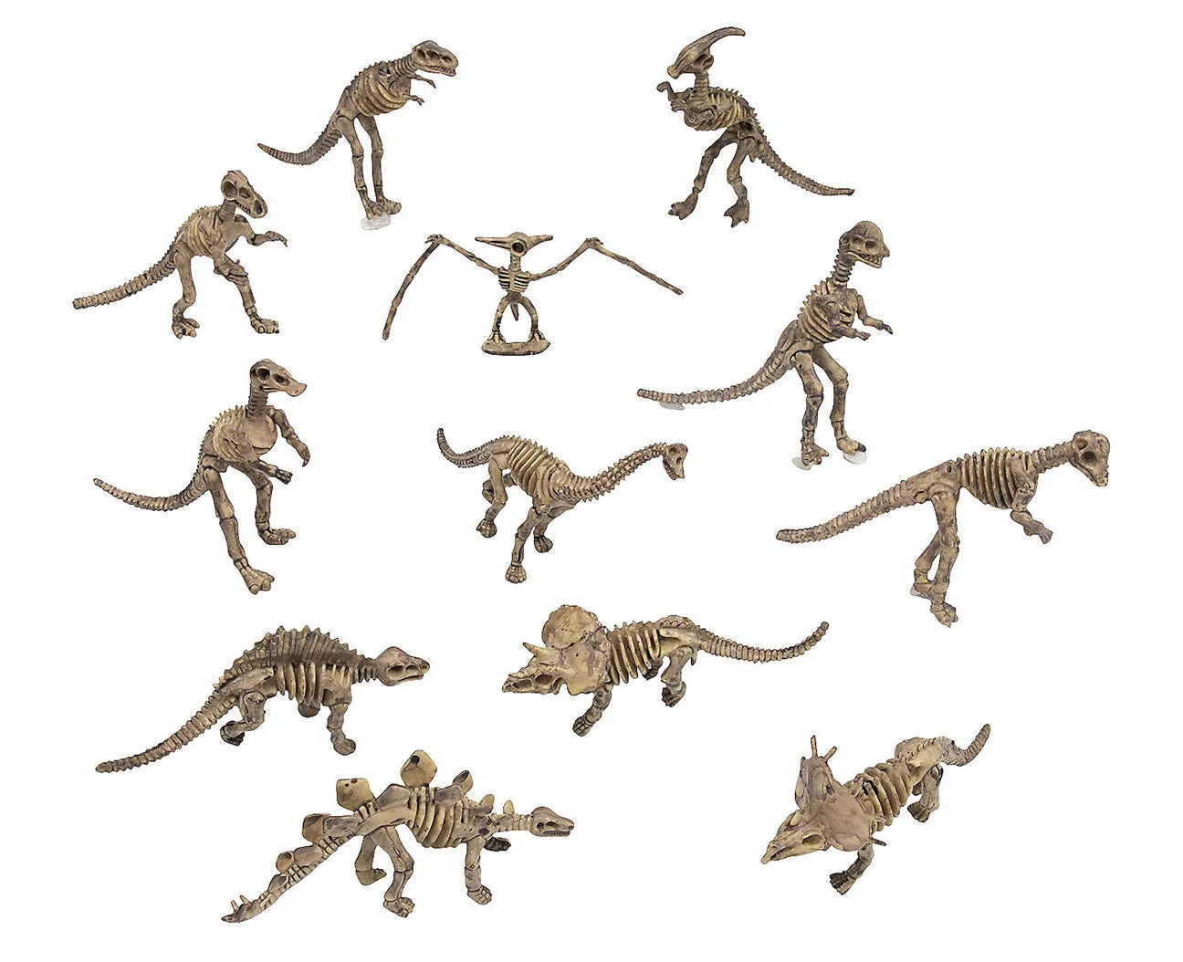 Dinosaur Dig - Dino Skeleton, Fossil Figurines
