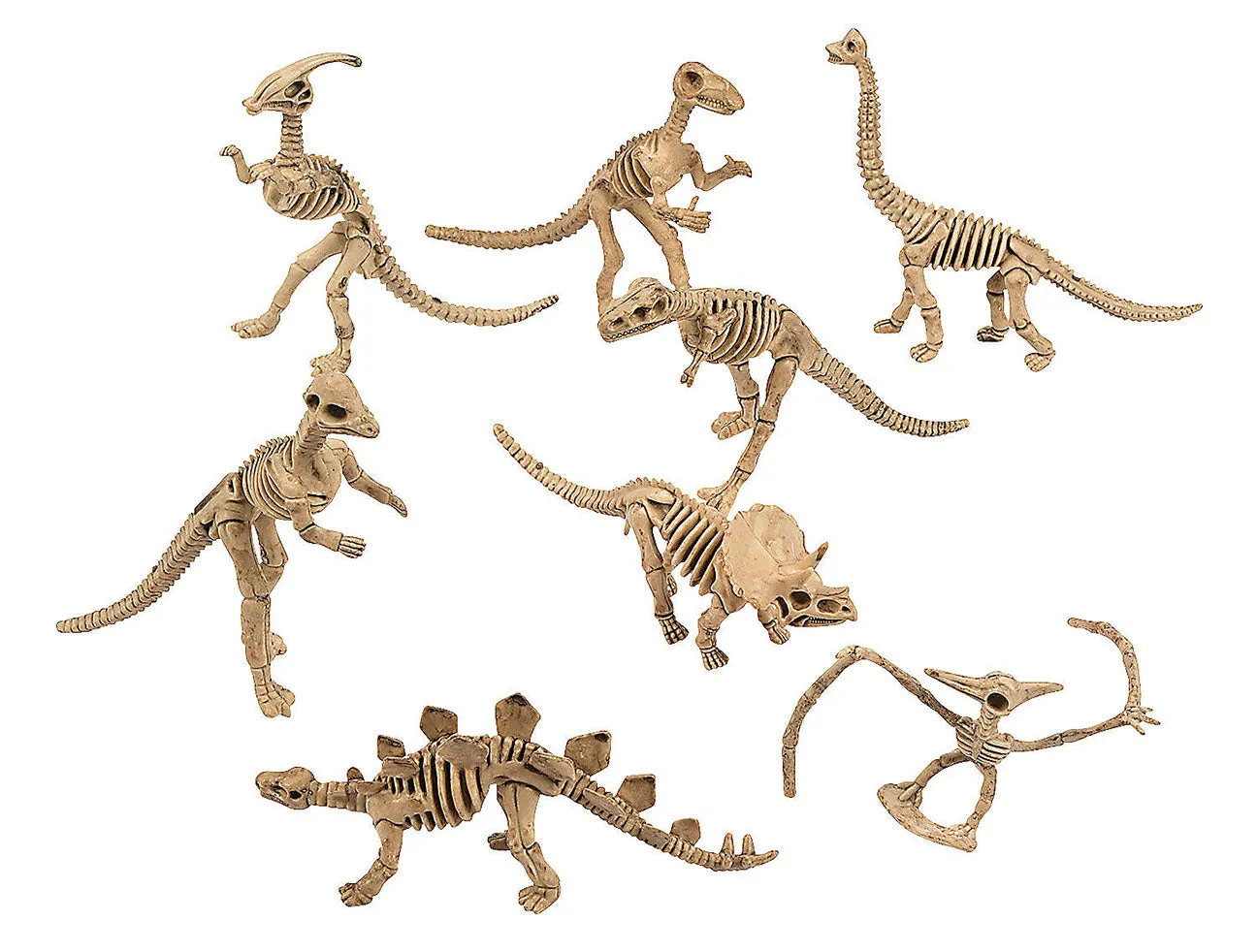 Dinosaur Dig - Dino Skeleton, Fossil Figurines
