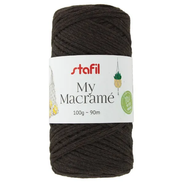 Fil MY MACRAME 2 mm 100 g 15 couleurs.