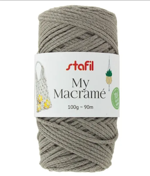Fil MY MACRAME 2 mm 100 g 15 couleurs.