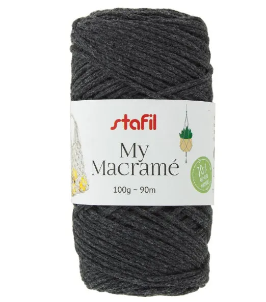 Fil MY MACRAME 2 mm 100 g 15 couleurs.