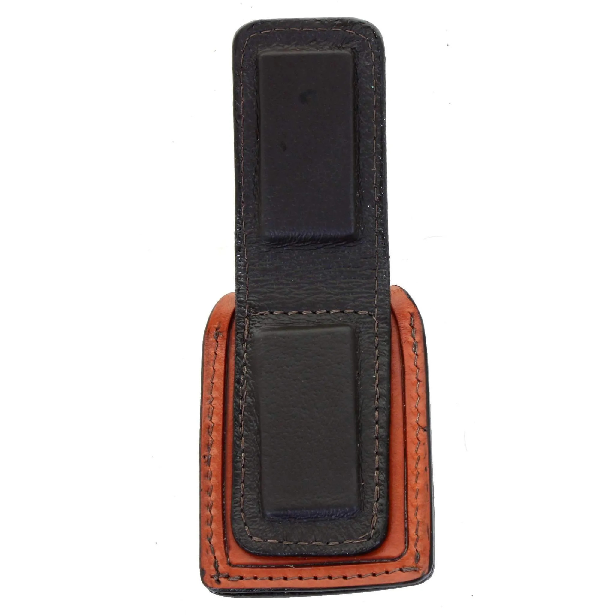 FMMC01 - Chestnut Tooled Flat Magnetic Money Clip