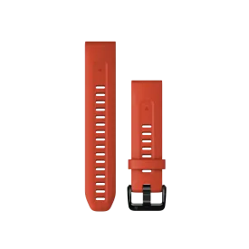 Garmin QuickFit 20 Watch Bands Flame Red Silicone