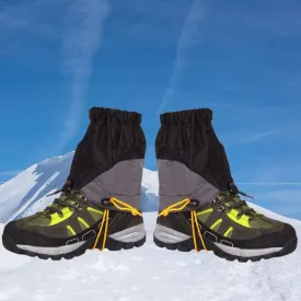 Gators for Hiking Boots and Shoes Waterproof Adjustable Lightweight Leg Gaiters for Men Women Gaiters for Snowshoeing