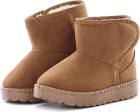 Girls Boys Warm Winter Boots Kids Outdoor Snow Boots(Toddler/Little Kid)