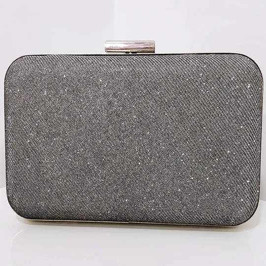 Glitter Frosted Evening Clutches - Rectangular
