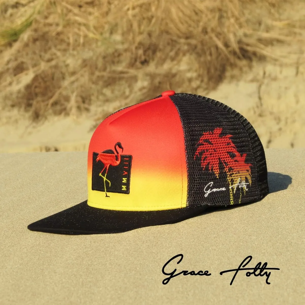 Grace Folly Trucker Hat for Men & Women. Snapback Mesh Caps