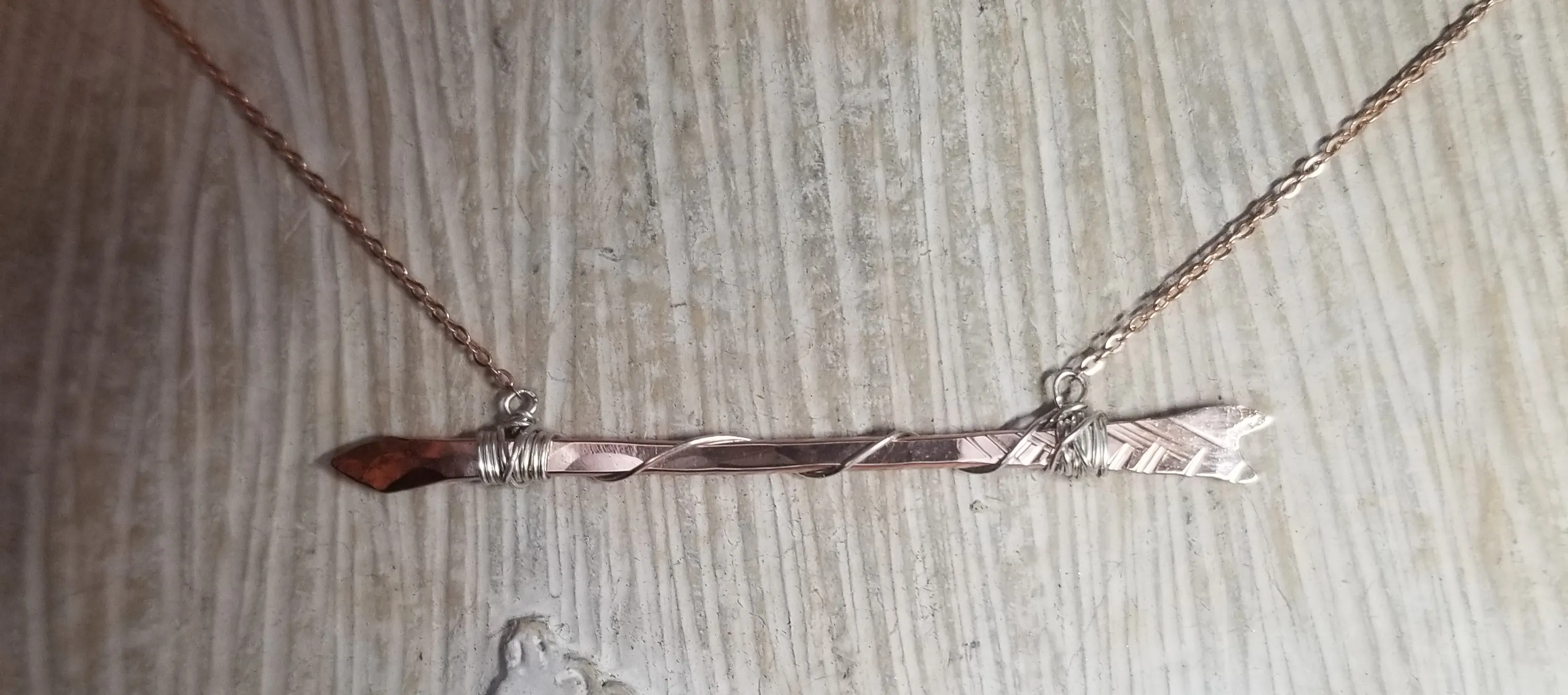 Handmade Arrow Necklace