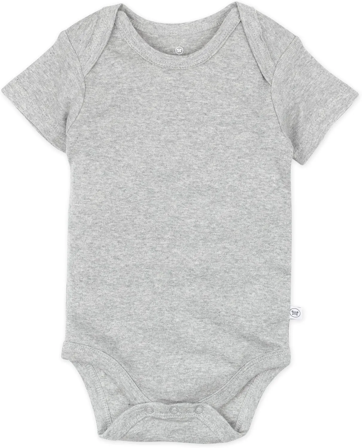HonestBaby 5-pack Short Sleeve Bodysuits One-piece 100% Organic Cotton for Infant Baby Boys