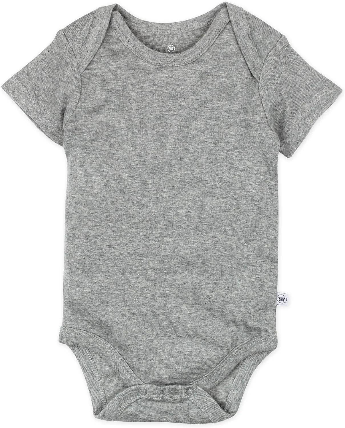 HonestBaby 5-pack Short Sleeve Bodysuits One-piece 100% Organic Cotton for Infant Baby Boys