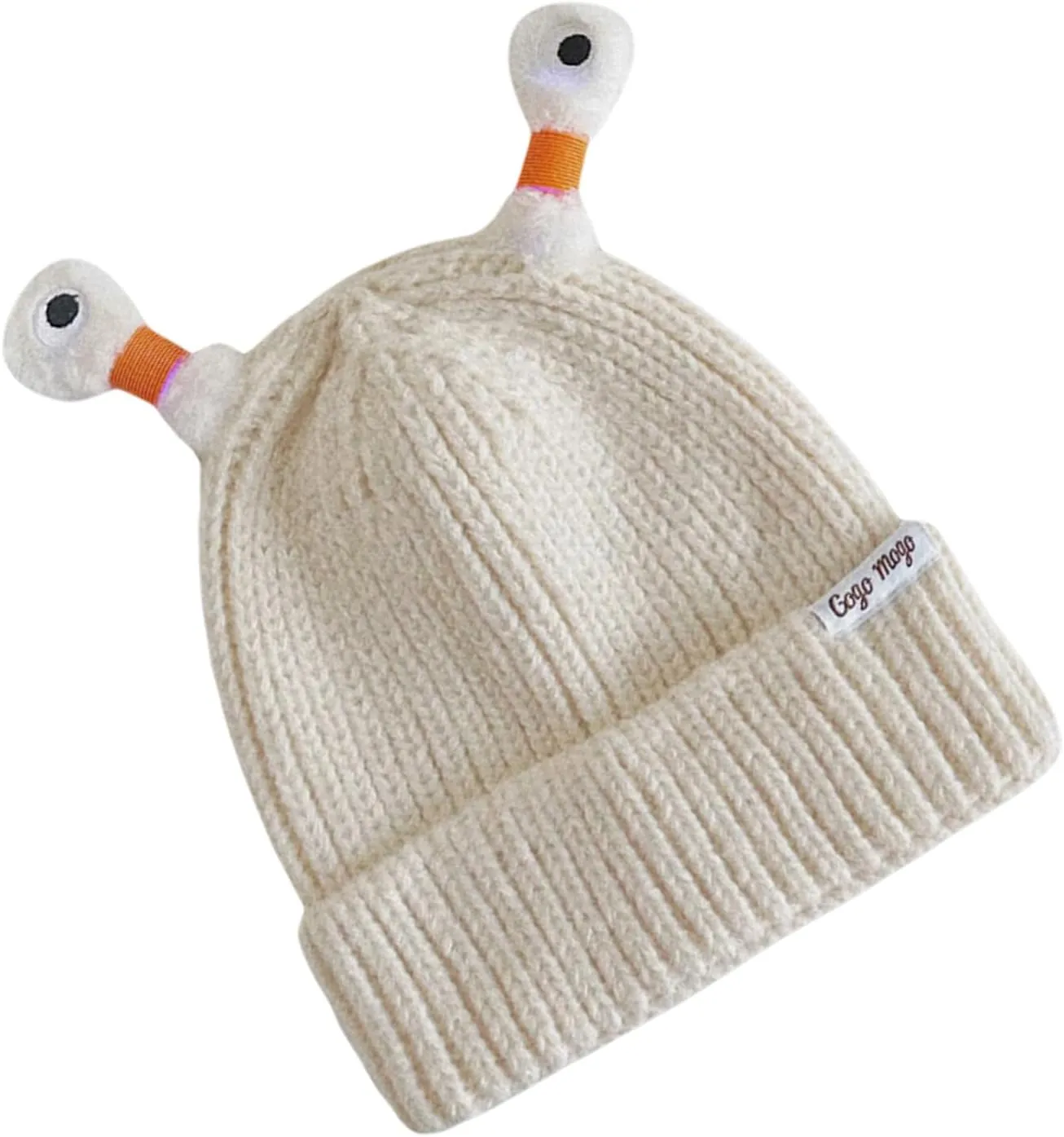 Honganda Funny Beanie Hat for Women, Glowing Monster Knitted Hat with Retractable Tentacles, Warm Winter Hat Gift for Adult