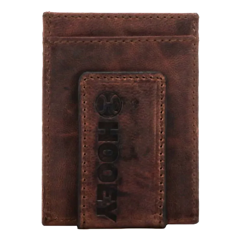 Hooey Chapawee Aztec Brown & Turquoise Money Clip HMC011-BRTQ