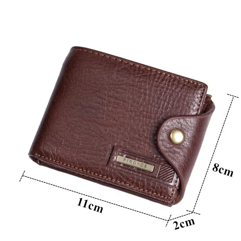 Leather Wallet with Zipper/Coin Pocket