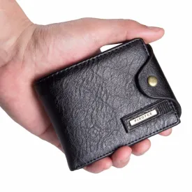Leather Wallet with Zipper/Coin Pocket