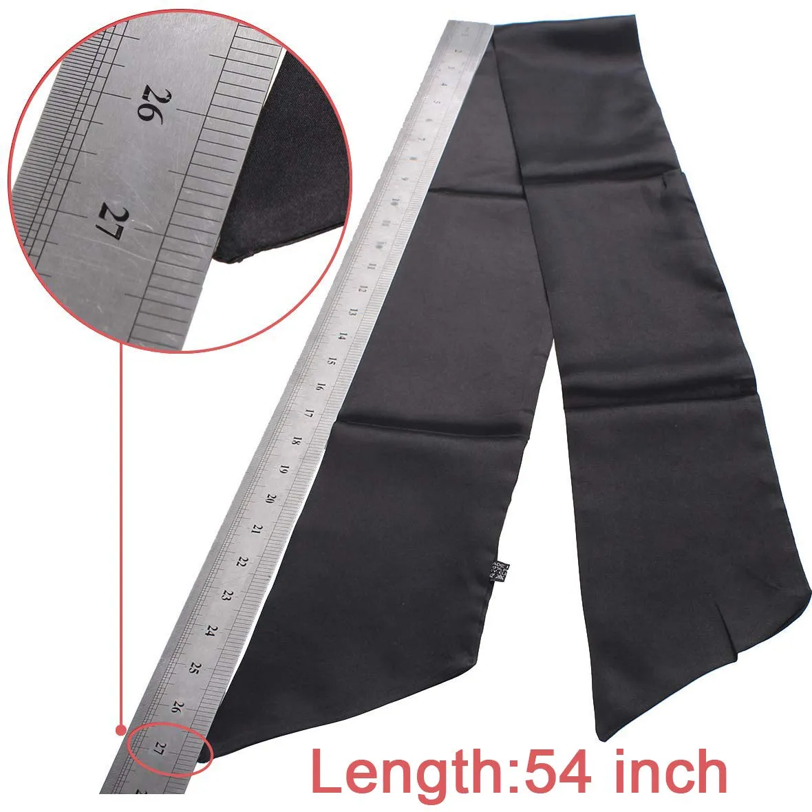 Leeven 2 Pcs Wig Grip Band Silky Satin Edge Scarves For Women Satin Wrapping Laying Scarf for Lace Wigs Non Slip Hair Wrap Headband For Makeup Facial Sport Yoga 4.5"x54" 1 pcs pink 1Pcs black