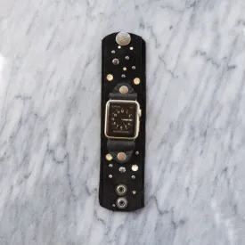 Little Rocker Cuff | Black Hide