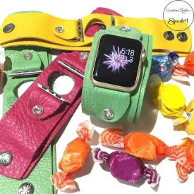 Lux Leather Cuff | Candy Apples