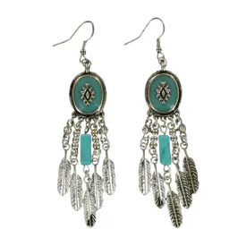 M&F Western Women's Blazin Roxx Feather Earrings 30636