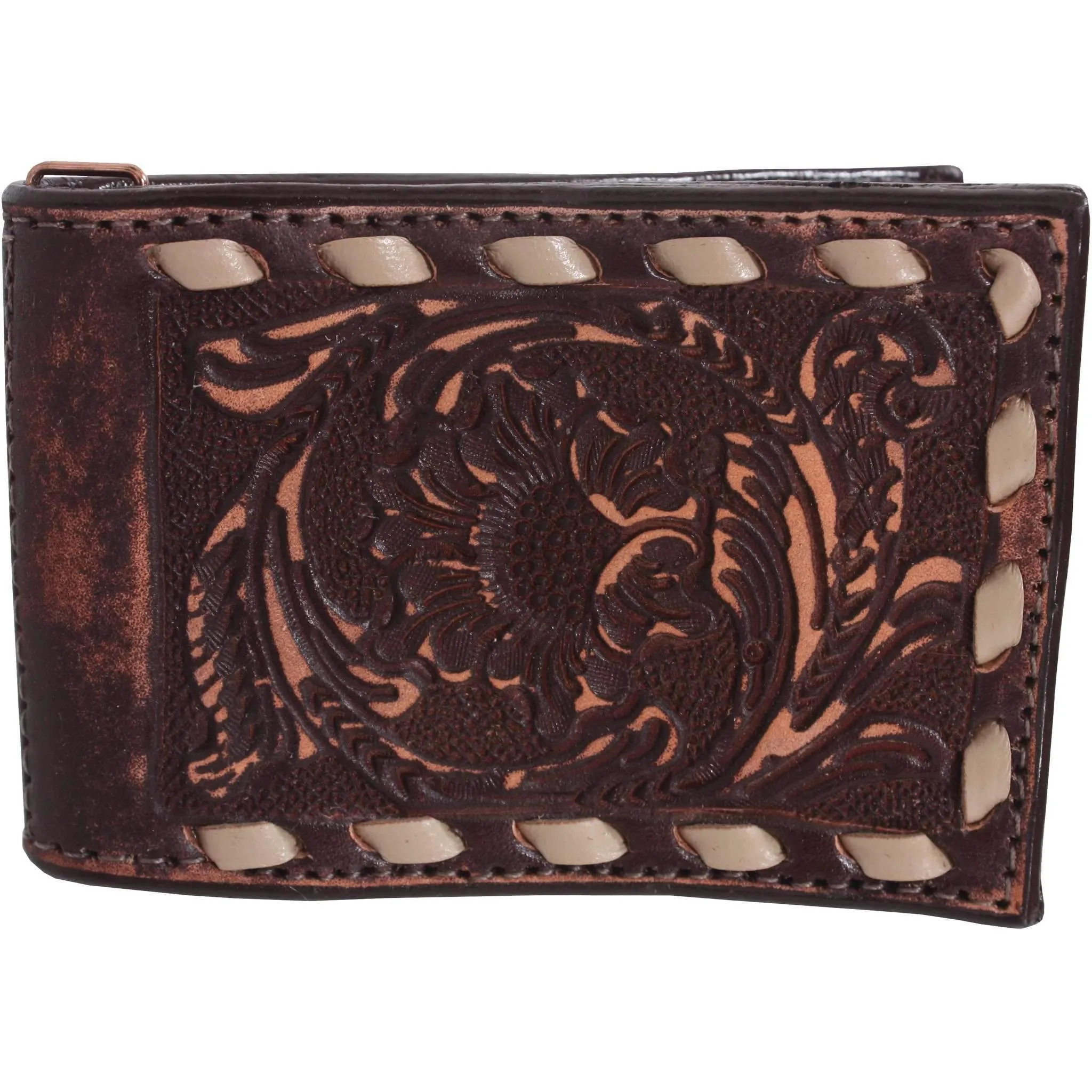 MC81 - Vintage Hand-Tooled Money Clip
