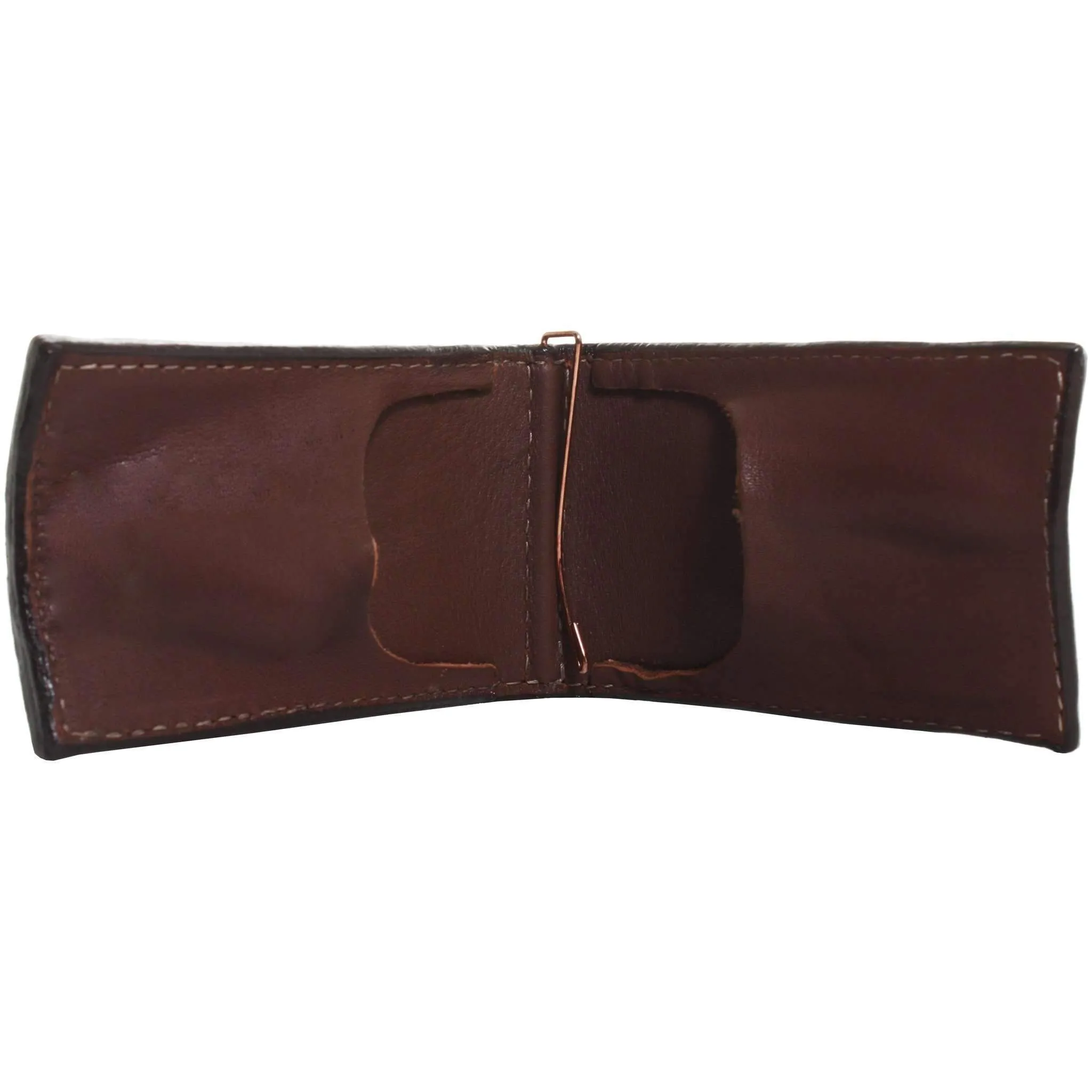MC87 - Hand-Tooled Inlayed Money Clip