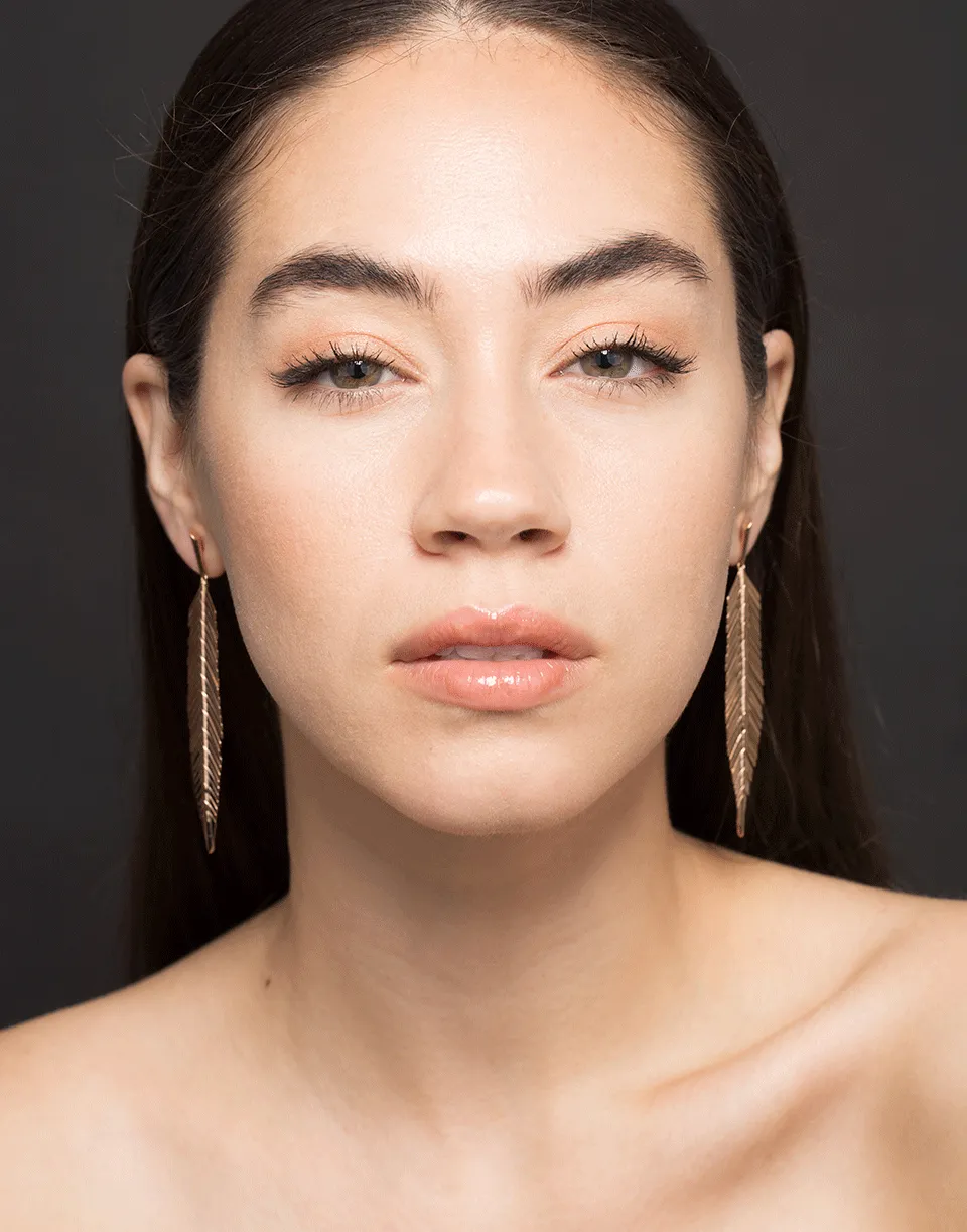 Medium Feather Earrings