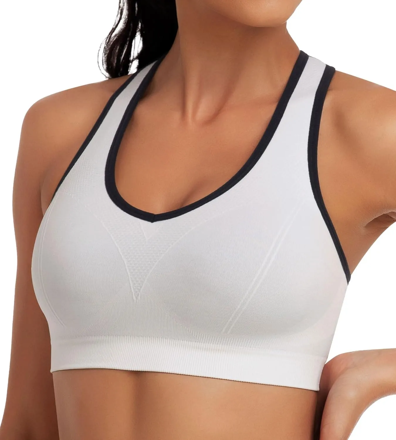 MIRITY Women Racerback Sports Bras - High Impact Workout Gym Activewear Bra