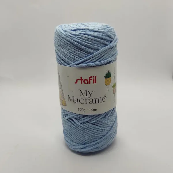 My Macramè - Ø 2 mm - 100 gr - Azzurro Baby