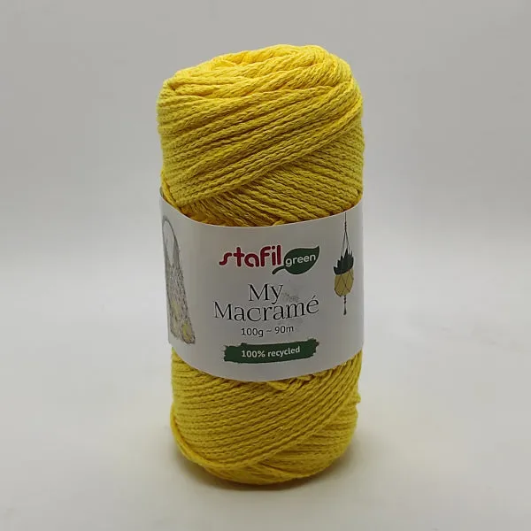 My Macramè - Ø 2 mm - 100 gr - Giallo