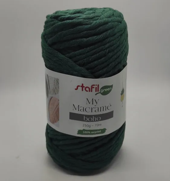 My Macramè Boho - 250 gr - Verde scuro