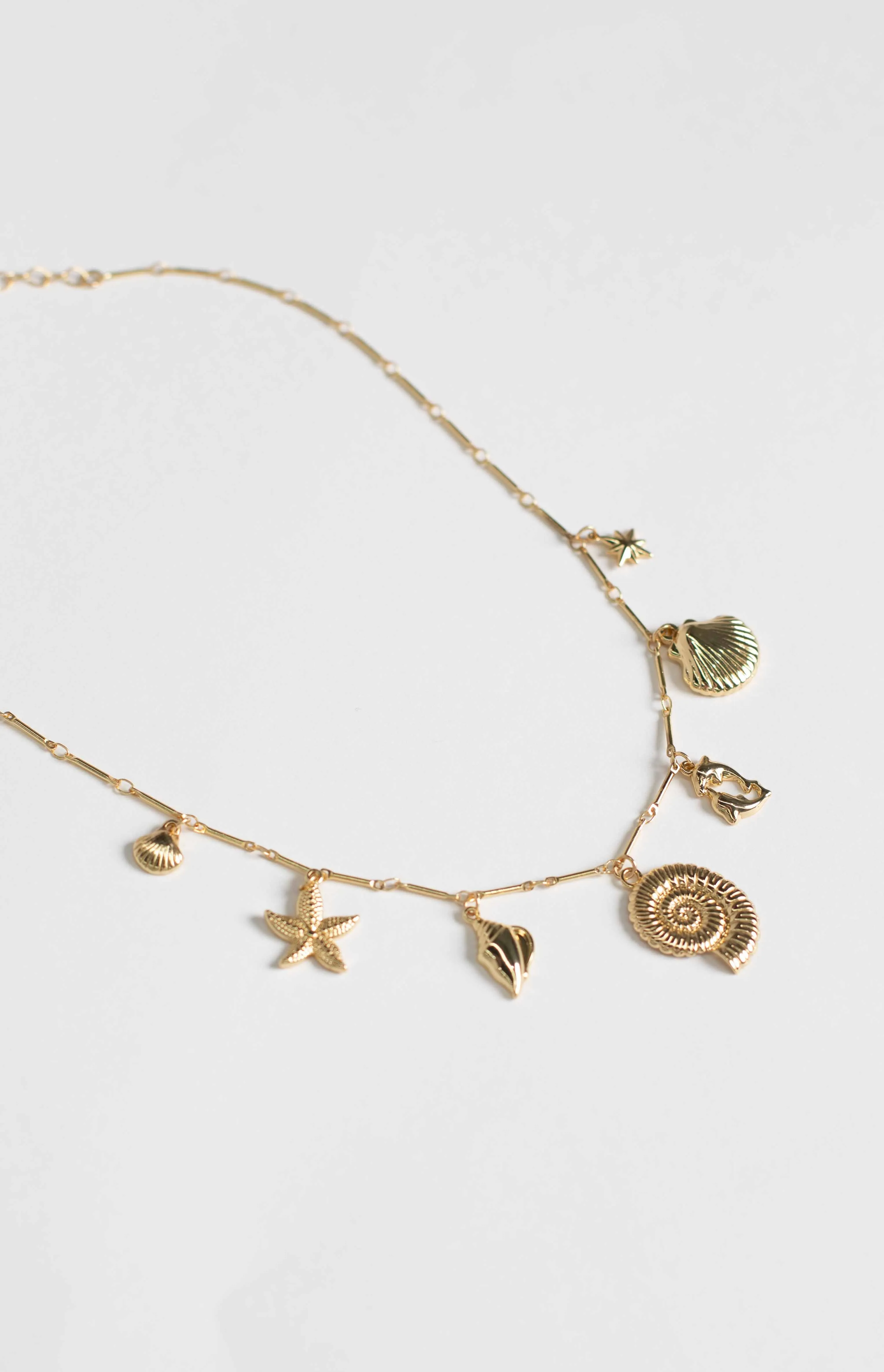 Myra Gold Pendant Necklace
