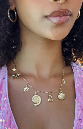 Myra Gold Pendant Necklace