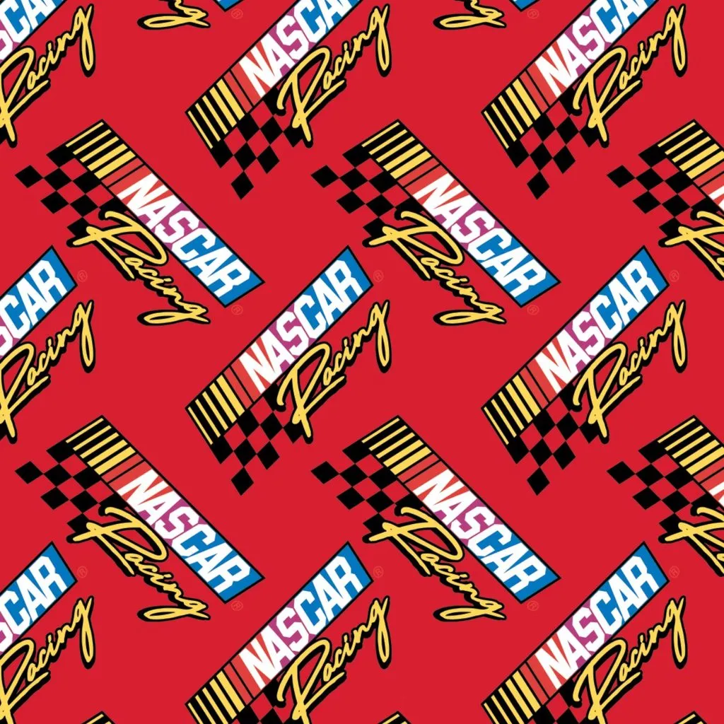 NASCAR - Retro Racing Flag - Fleece - 1/2 Metre