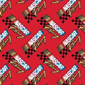 NASCAR - Retro Racing Flag - Fleece - 1/2 Metre