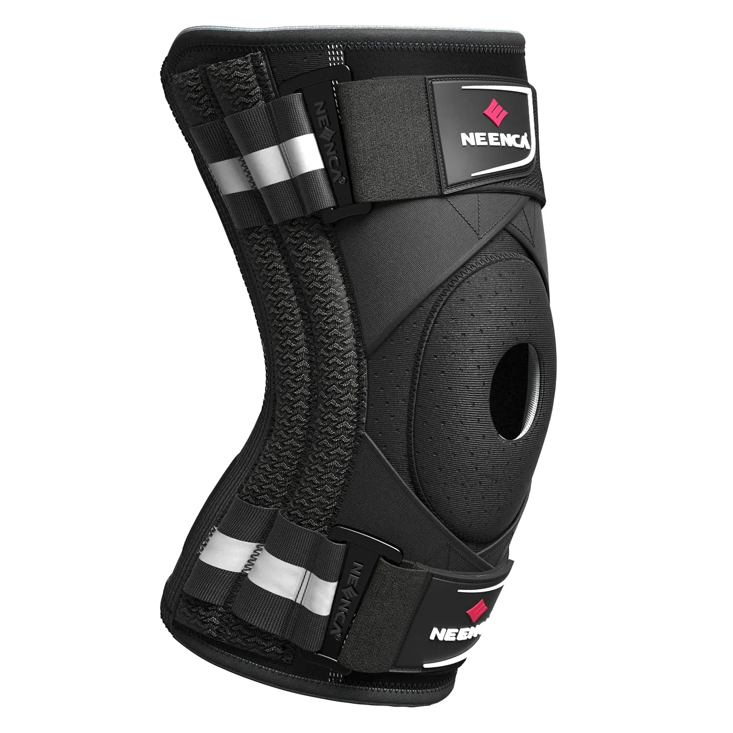 NEENCA Professional Knee Brace for Knee Pain, Adjustable Knee Support with Patented X-Strap Fixing System, Stability for Pain Relief, Arthritis, Meniscus Tear, ACL, Runner, Sports, Men&Women. ACE-44