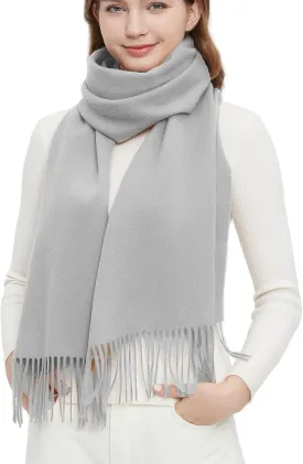 Novawo Wool Scarf Soft Warm Winter Scarves Wraps for Women and Unisex