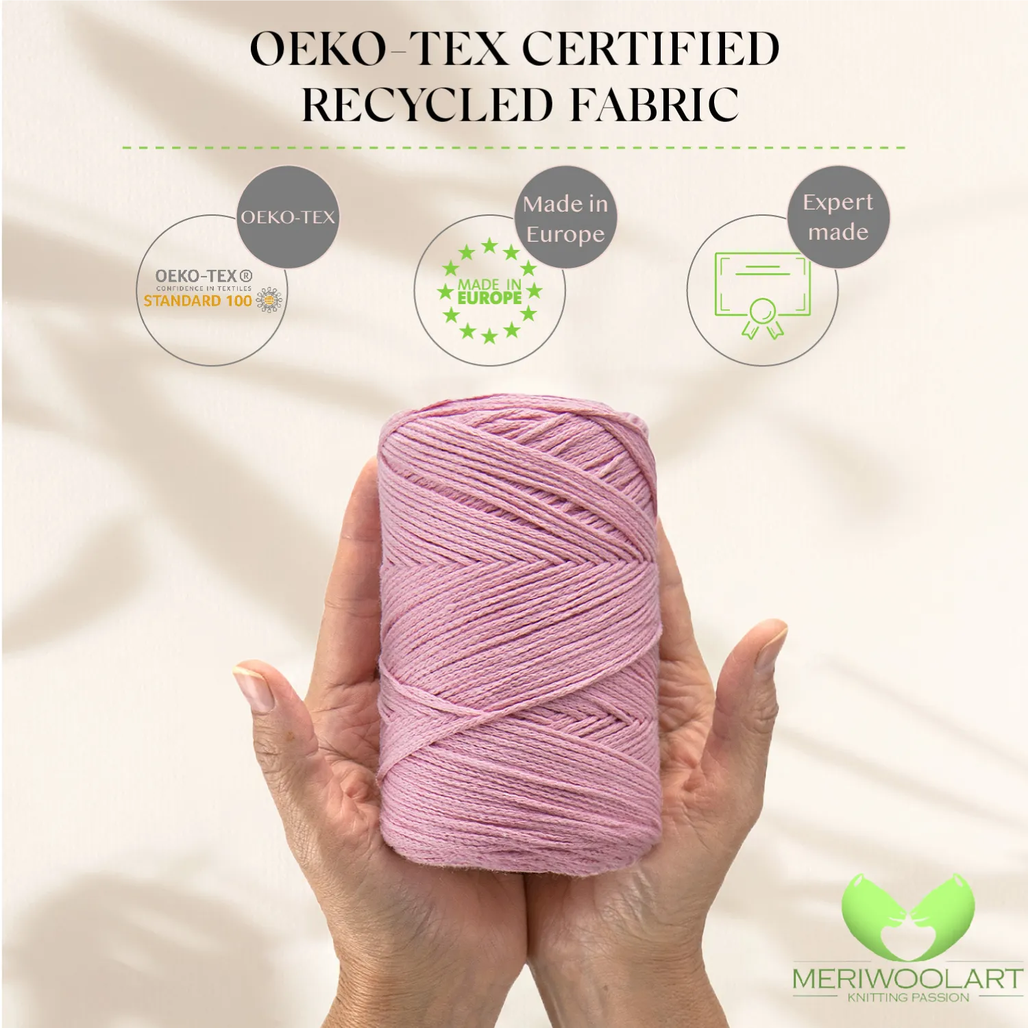Pink Macramé Cotton 2mm 250m
