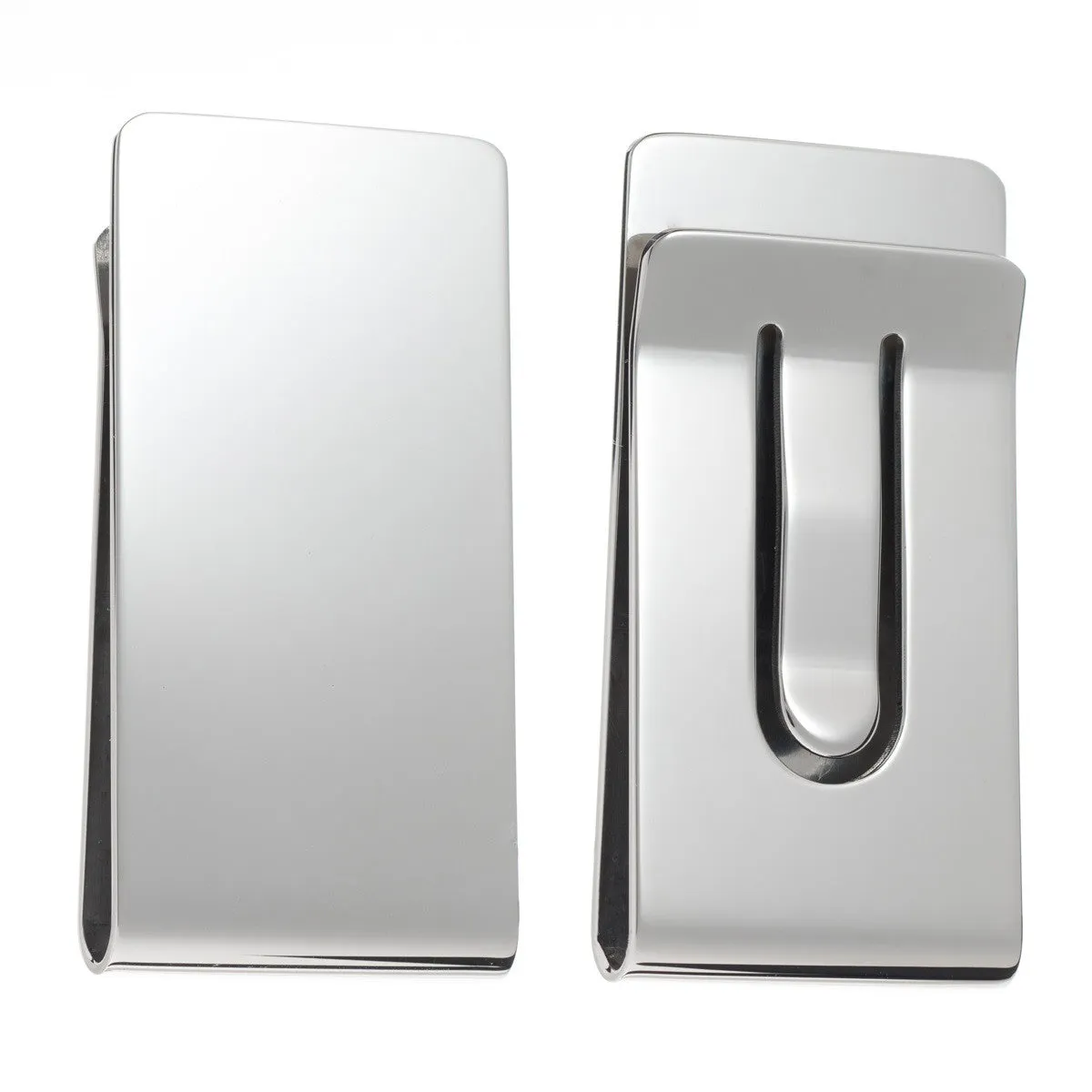 Plain Polished Metal Money Clip